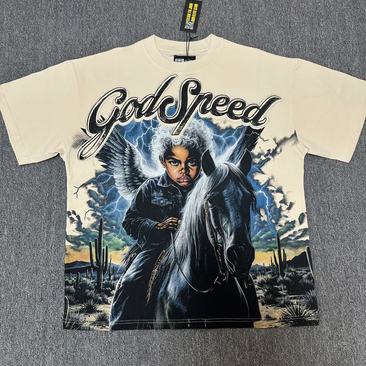 Godspeed Graphic Print Black T-Shirt 2