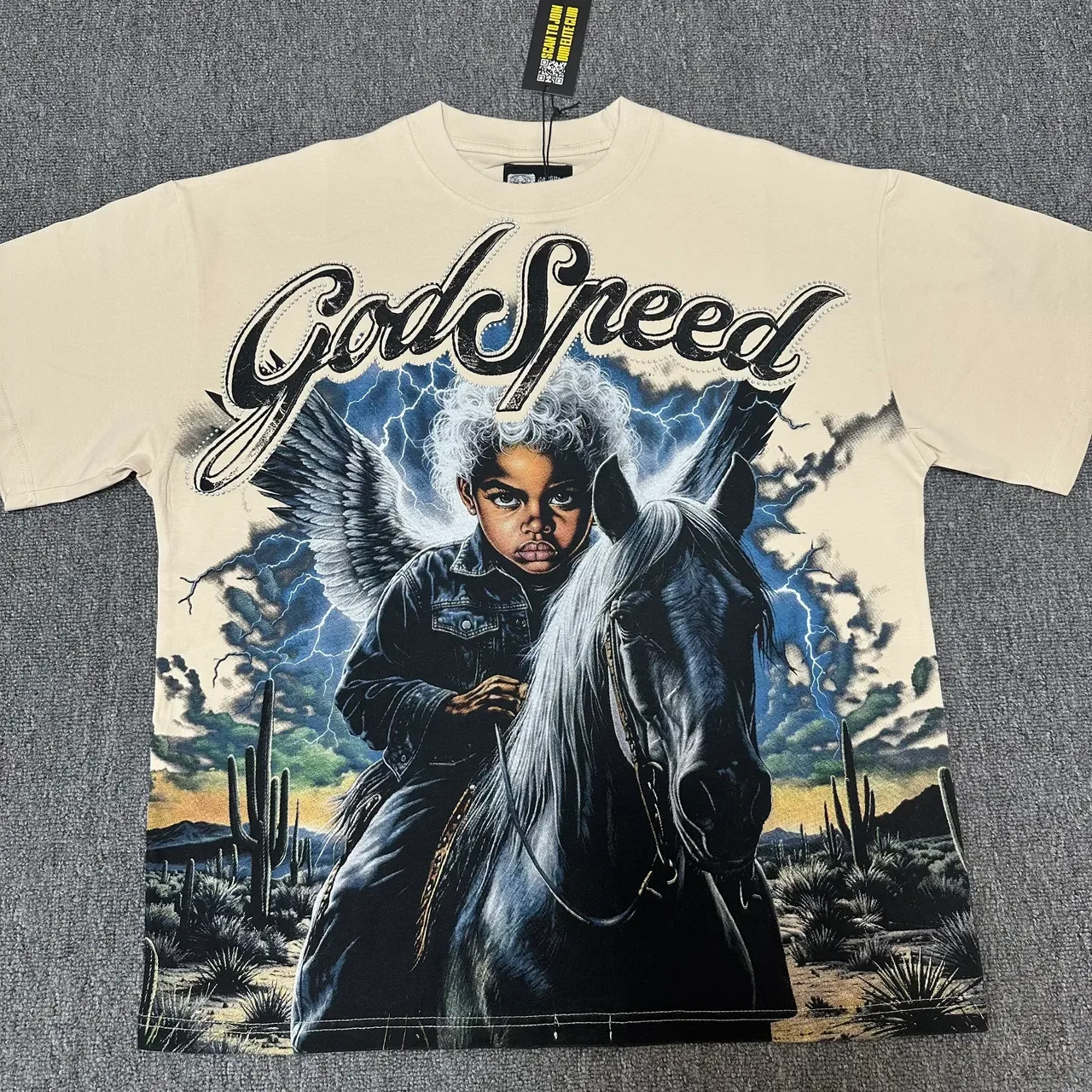 Godspeed Graphic Print Black T-Shirt 6