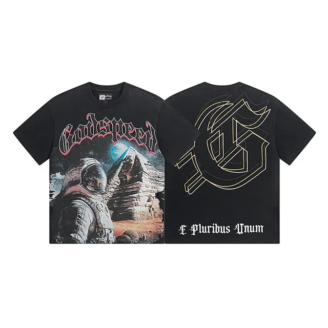 Godspeed Graphic Print Crew Neck T-Shirt 2