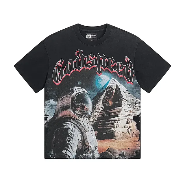 Godspeed Graphic Print Crew Neck T-Shirt 3