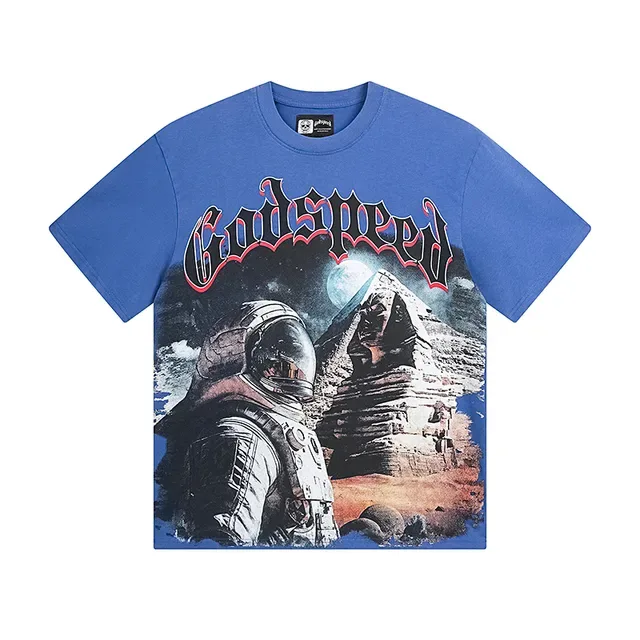 Godspeed Graphic Print Crew Neck T-Shirt 6