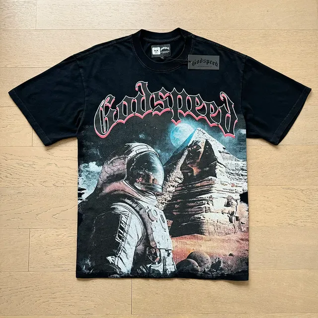 Godspeed Graphic Print Crew Neck T-Shirt 9