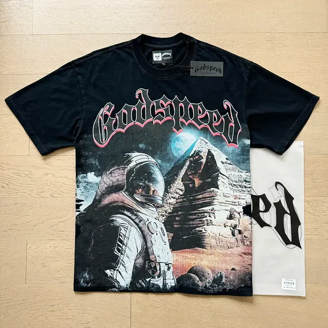 Godspeed Graphic Print Crew Neck T-Shirt 10