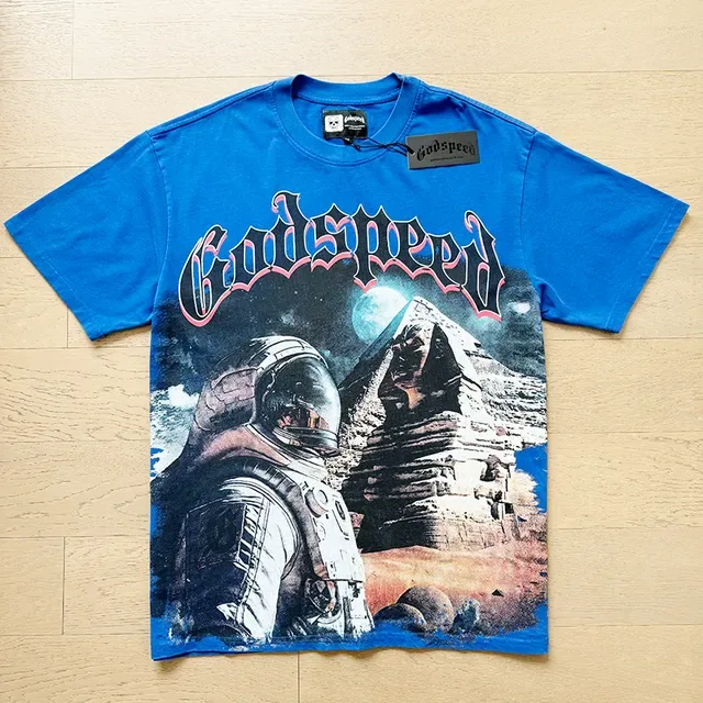 Godspeed Graphic Print Crew Neck T-Shirt 12