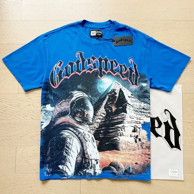 Godspeed Graphic Print Crew Neck T-Shirt 13