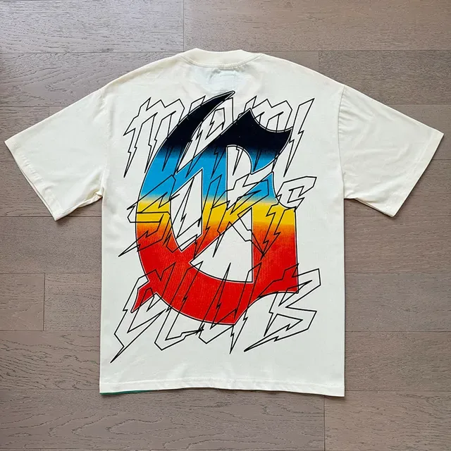 Godspeed Graphic Print Off-White Oversized T-Shirt 9