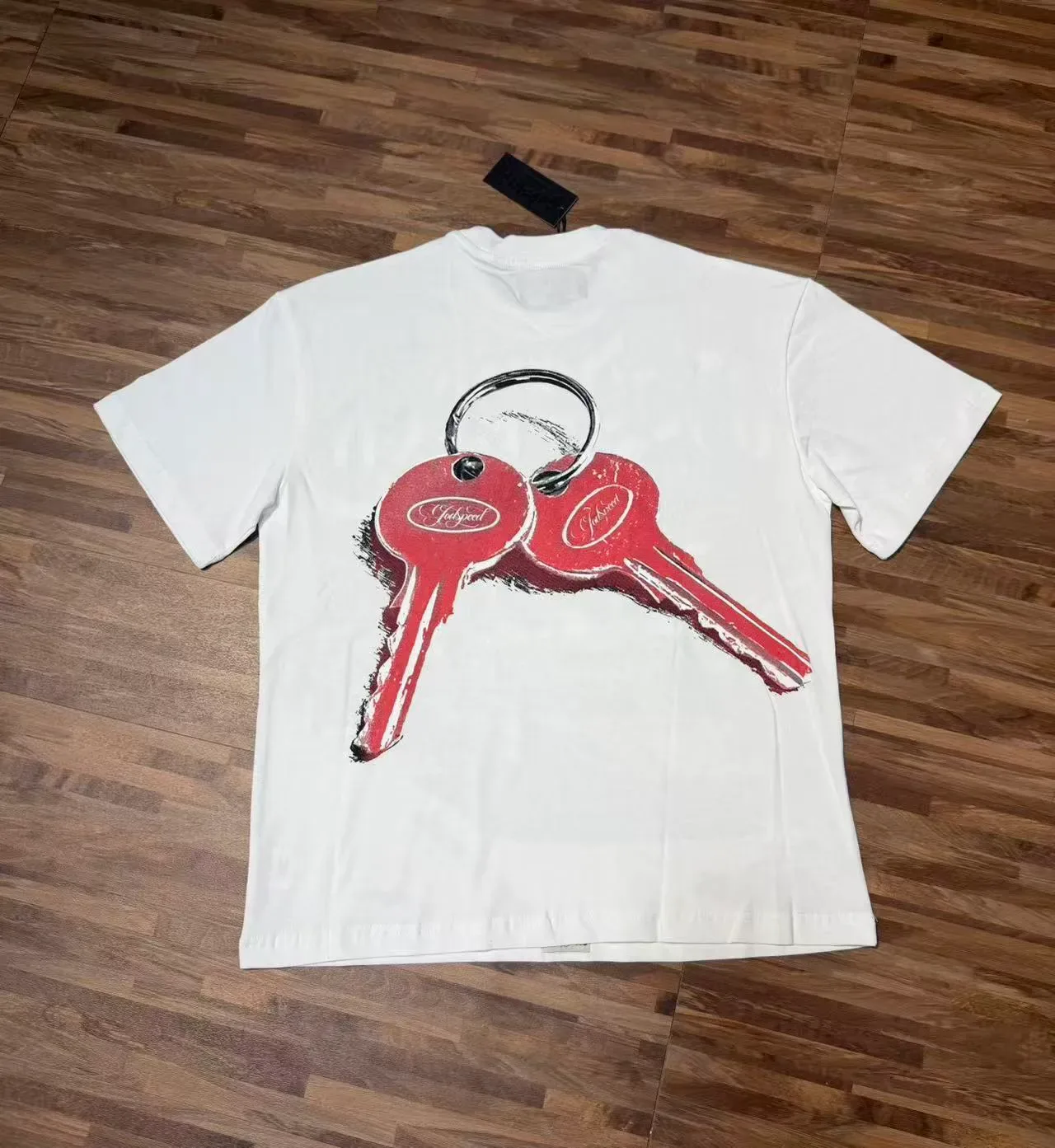 Godspeed Graphic Print Off-White T-Shirt 3