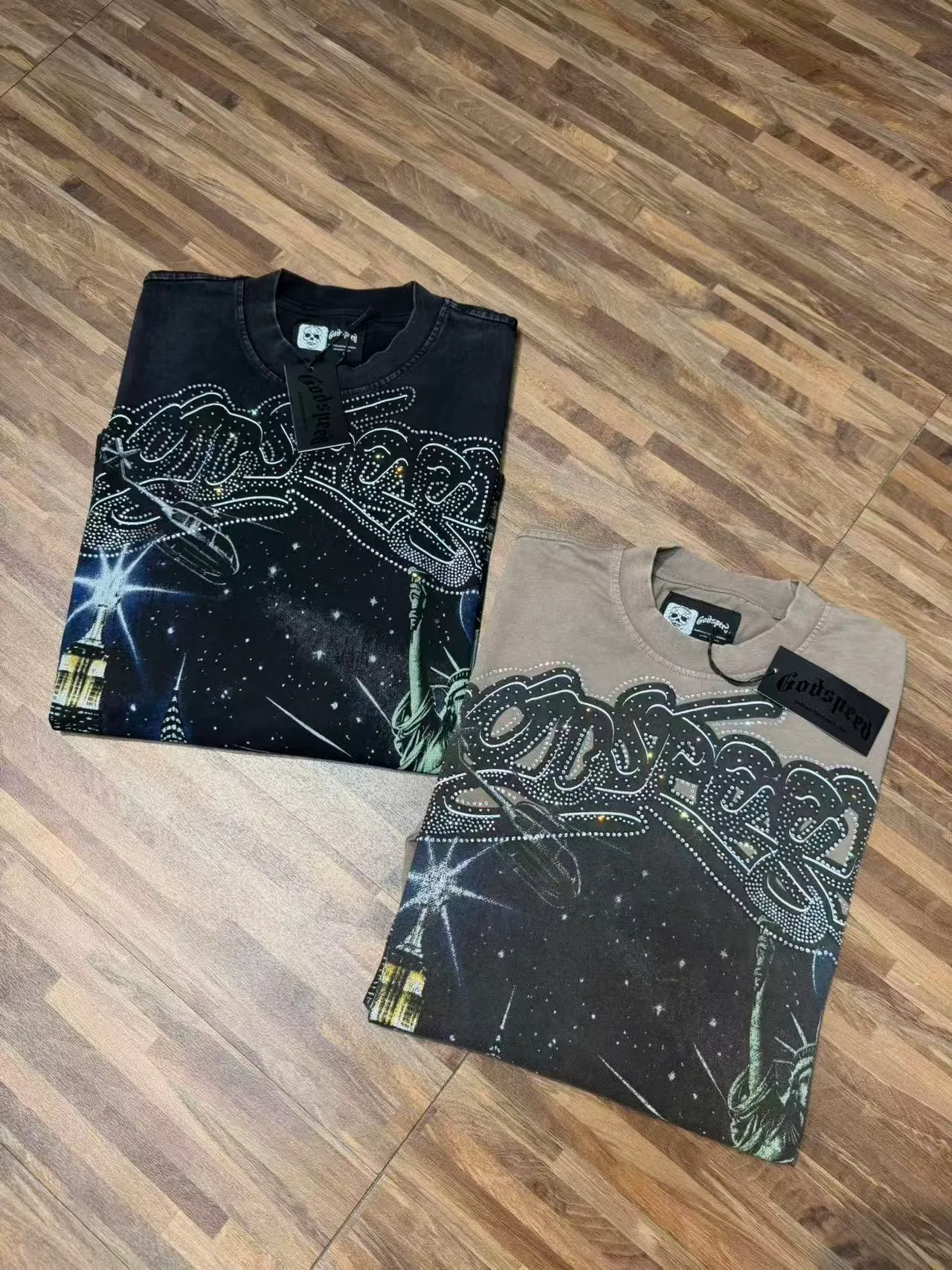 Godspeed Graphic Print Oversized Long-Sleeve T-Shirt 7
