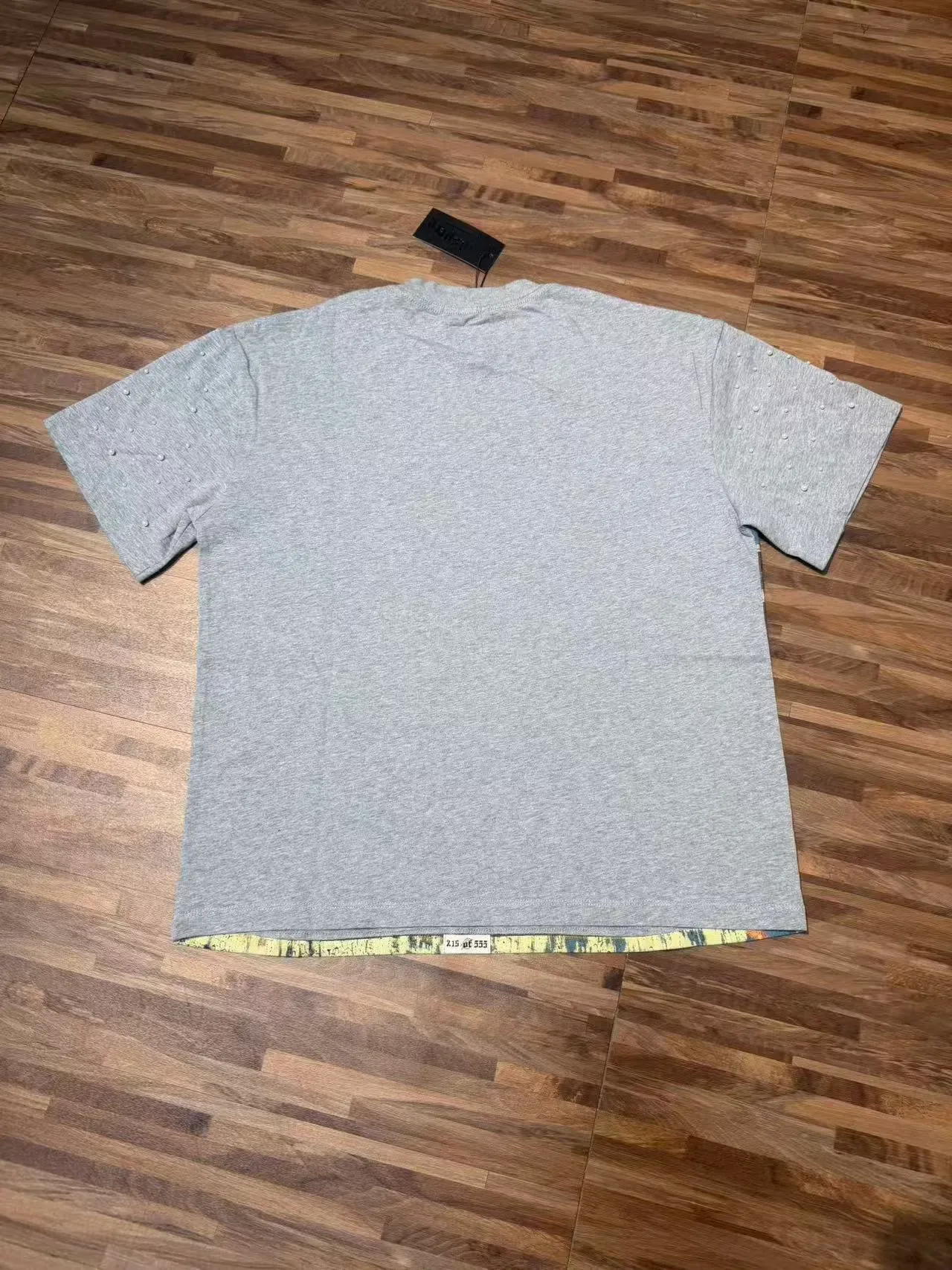 Godspeed Graphic Print Rhinestone Sleeve T-Shirt 8