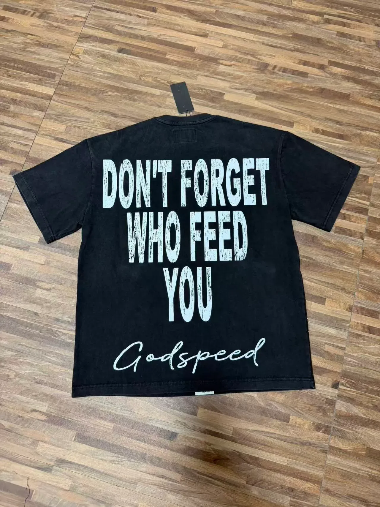 Godspeed Man!Fested 2025 Graphic Print Black T-Shirt 6