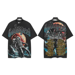 تي شيرت جرافيك Godspeed Space Tour Attack From Hell