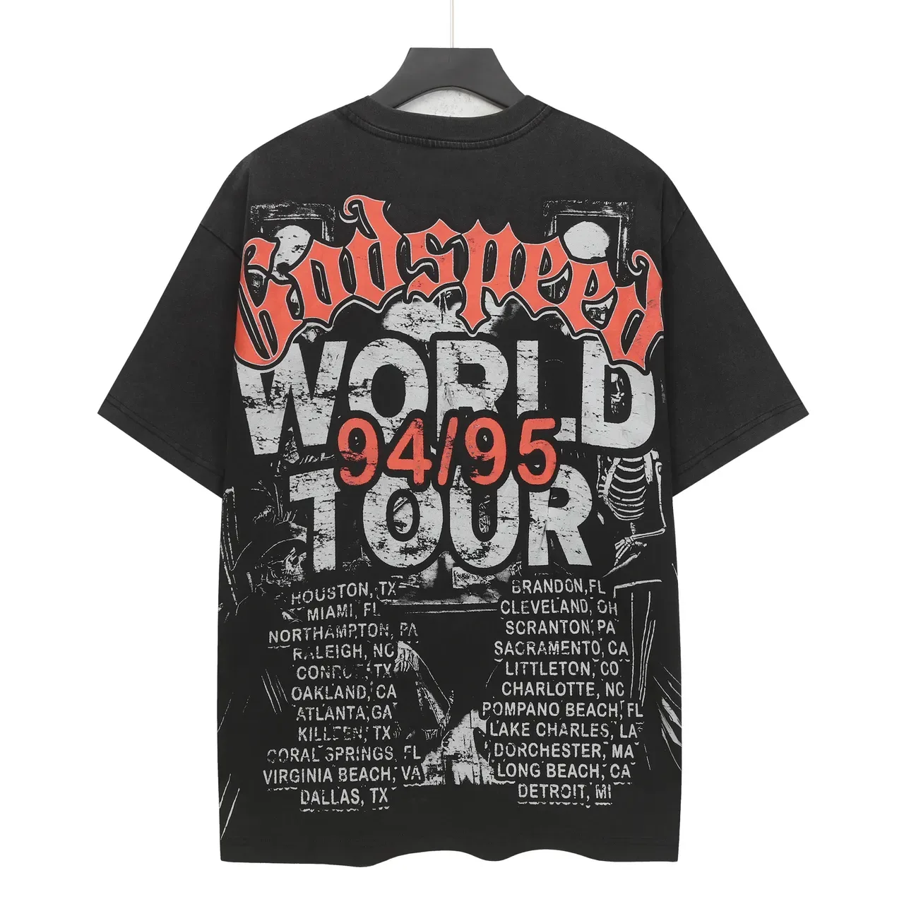 Godspeed World Tour 94/95 Graphic Oversized T-Shirt 3