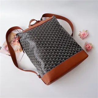 Goyard Green Structured Coated Canvas Chevron Monogram Pattern Casual Backpack 9