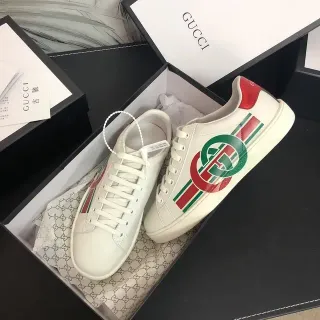 Gucci Ace White Red Green Web Stripe Lifestyle Sneakers