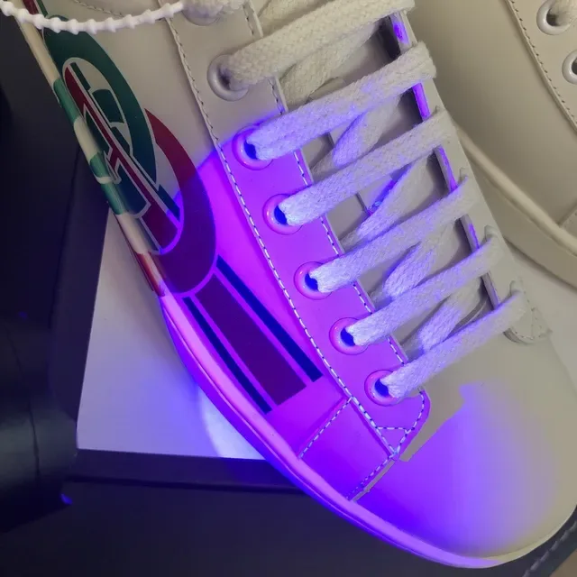 Gucci Ace White Red Green Web Stripe Lifestyle Sneakers 4