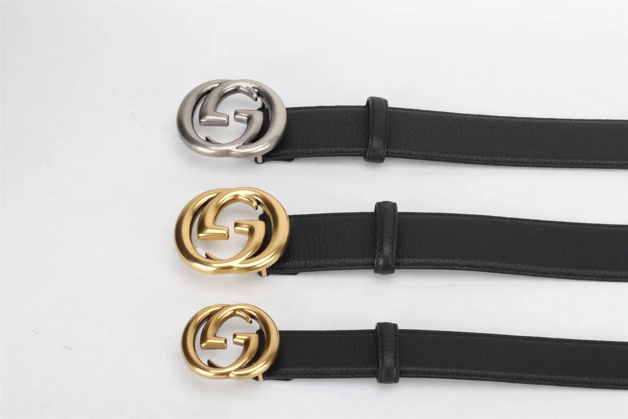 Gucci GG Marmont Black Pebbled Leather Belt 3