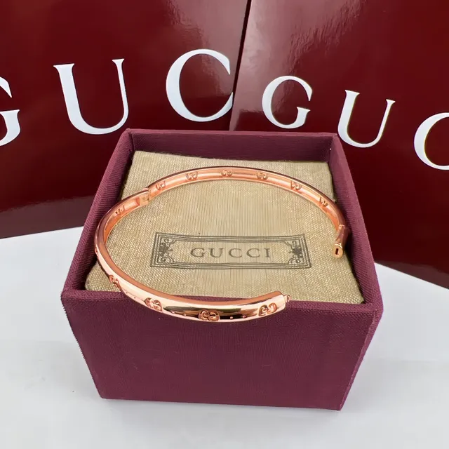 Gucci GG Marmont Gold Interlocking GG Motif Bracelet 5
