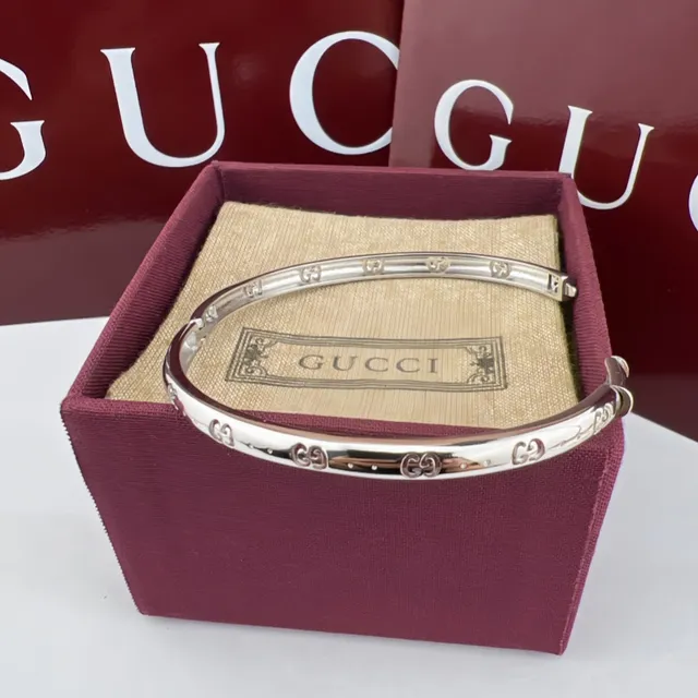 Gucci GG Marmont Gold Interlocking GG Motif Bracelet 6