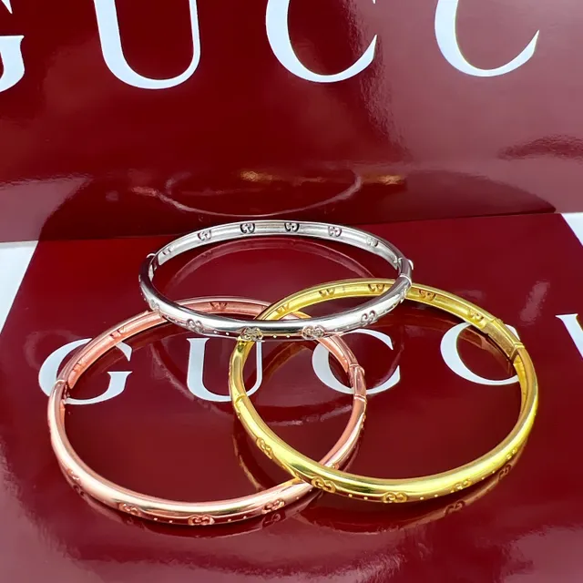 Gucci GG Marmont Gold Interlocking GG Motif Bracelet 7