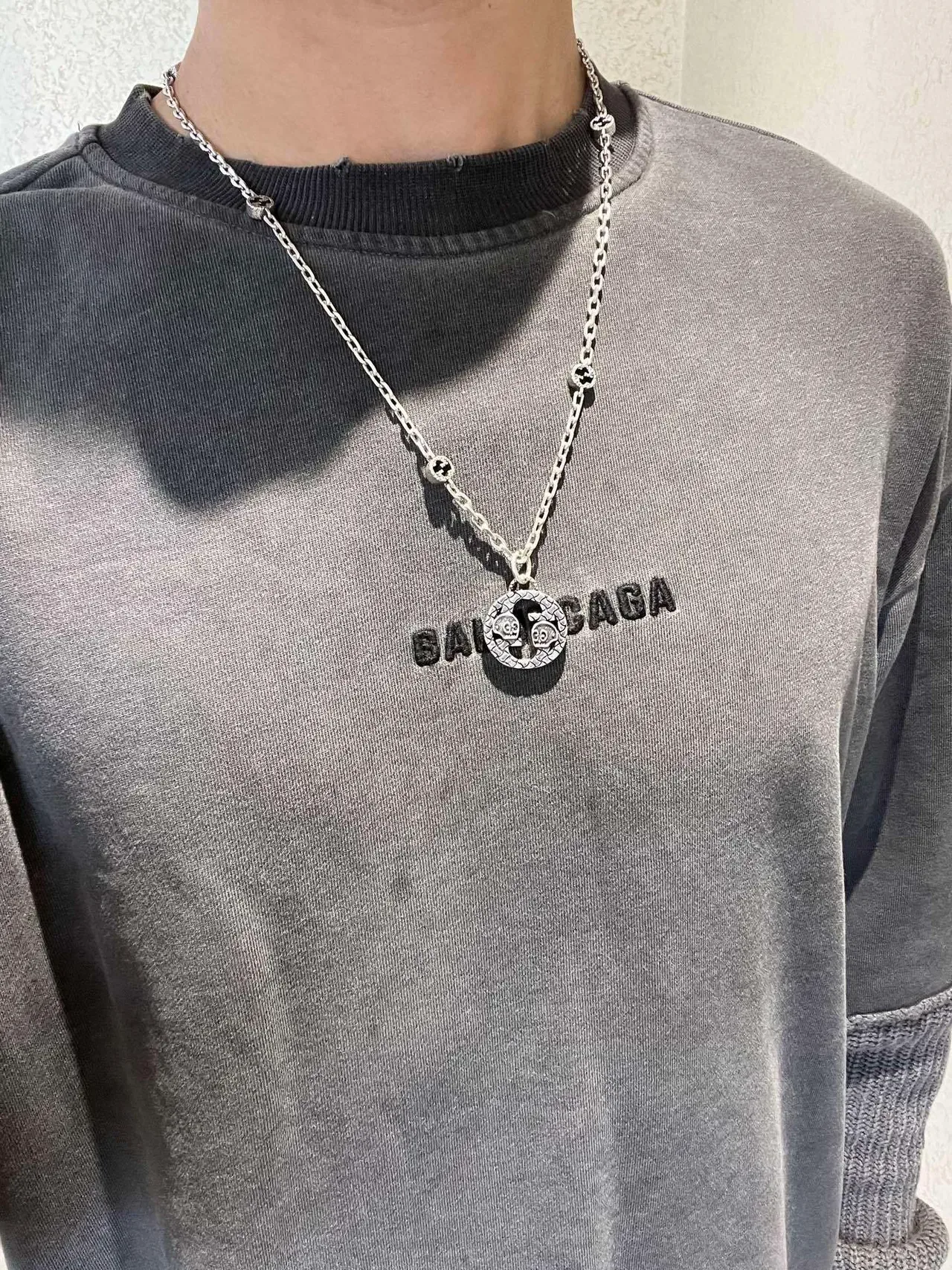 Gucci GG Marmont Interlocking G Charm Necklace 8