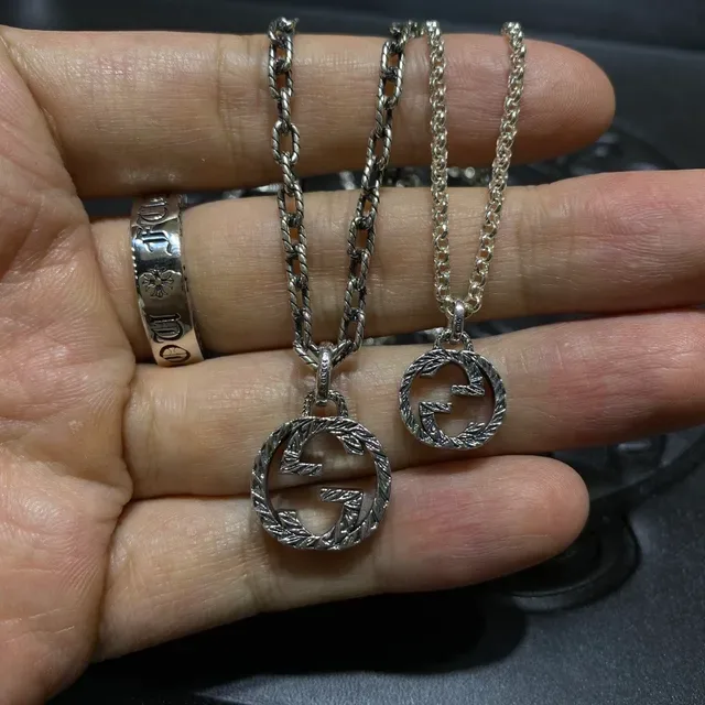 Gucci GG Marmont Interlocking G Laurel Wreath Pendant Necklaces 6