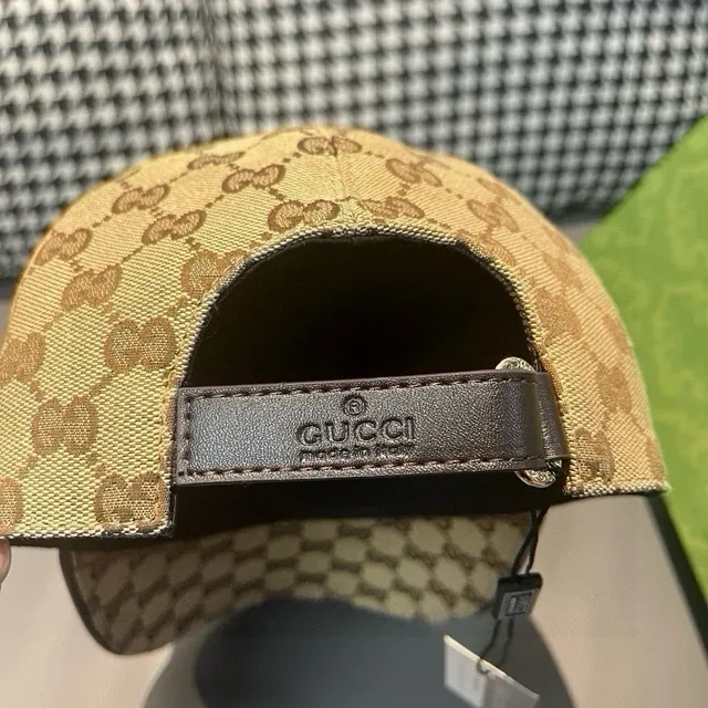 Gucci GG Monogram Canvas Web Stripe Baseball Cap 3