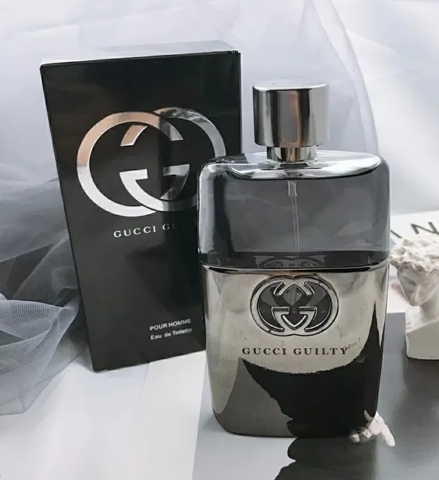 Gucci Guilty Perfume Preto Metálico 5