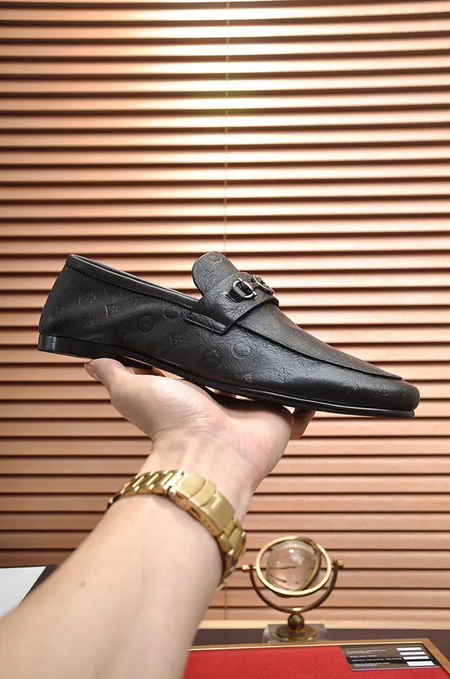 Gucci Horsebit 1955 Noir embossé GG mocassins 7