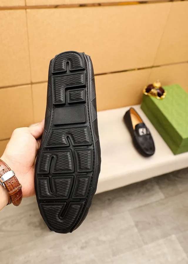 Gucci Horsebit 1955 Mocassim de couro preto quiltado 9