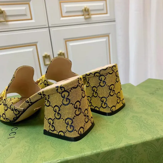 Gucci Horsebit 1955 GG Monogram Dourado Horsebit Mule Loafers 5