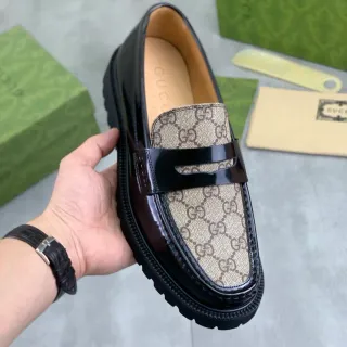 Gucci Horsebit 1955 GG Monogram 乐福鞋