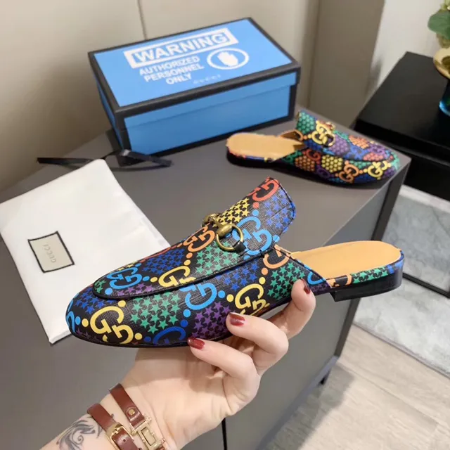 Gucci Horsebit 1955 Multicolor GG Monogram Loafers 2