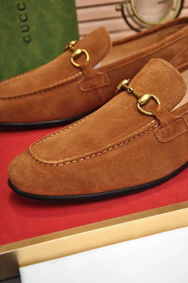 Gucci Horsebit 1955 mocassins en daim 3