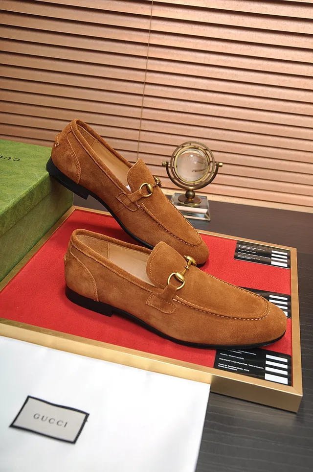 Gucci Horsebit 1955 mocassins en daim 4
