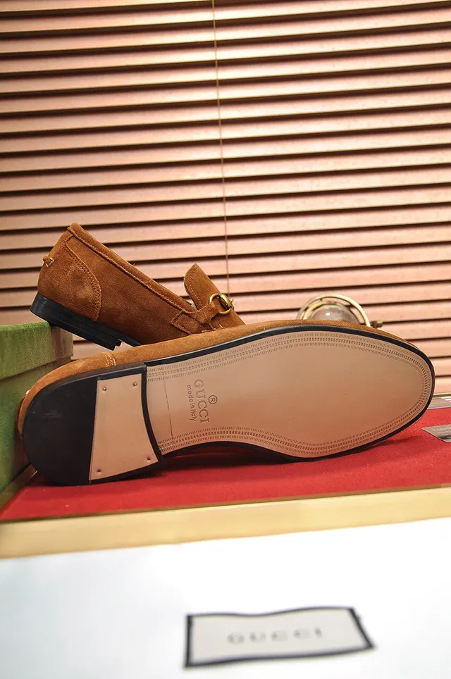 Gucci Horsebit 1955 mocassins en daim 5