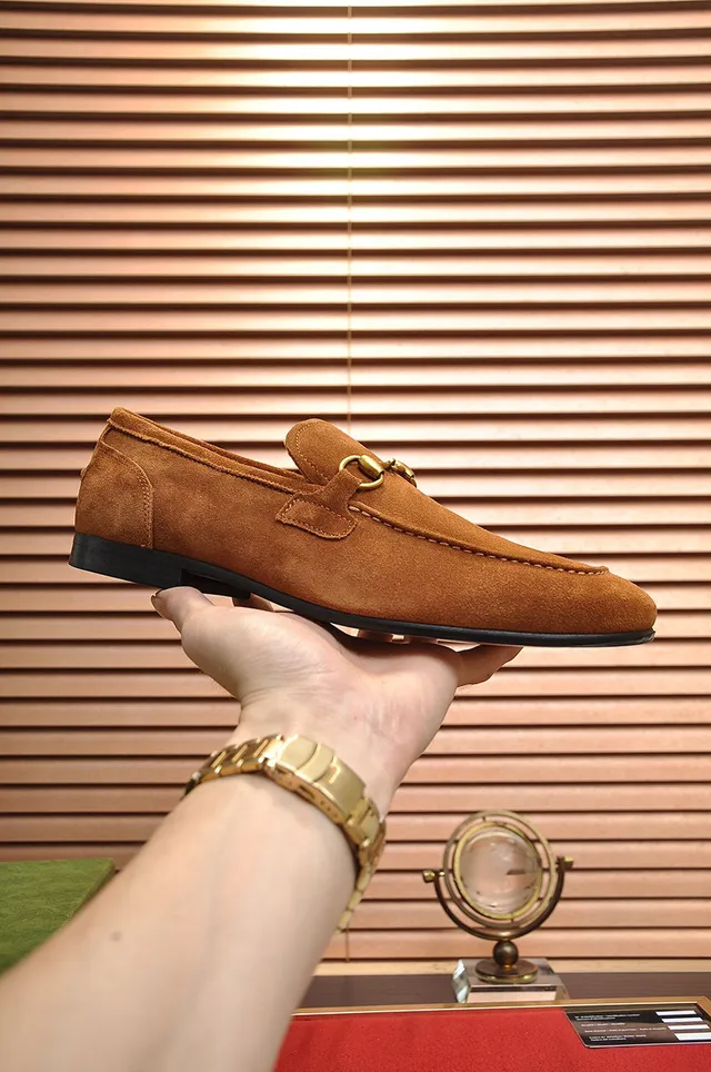Gucci Horsebit 1955 mocassins en daim 7