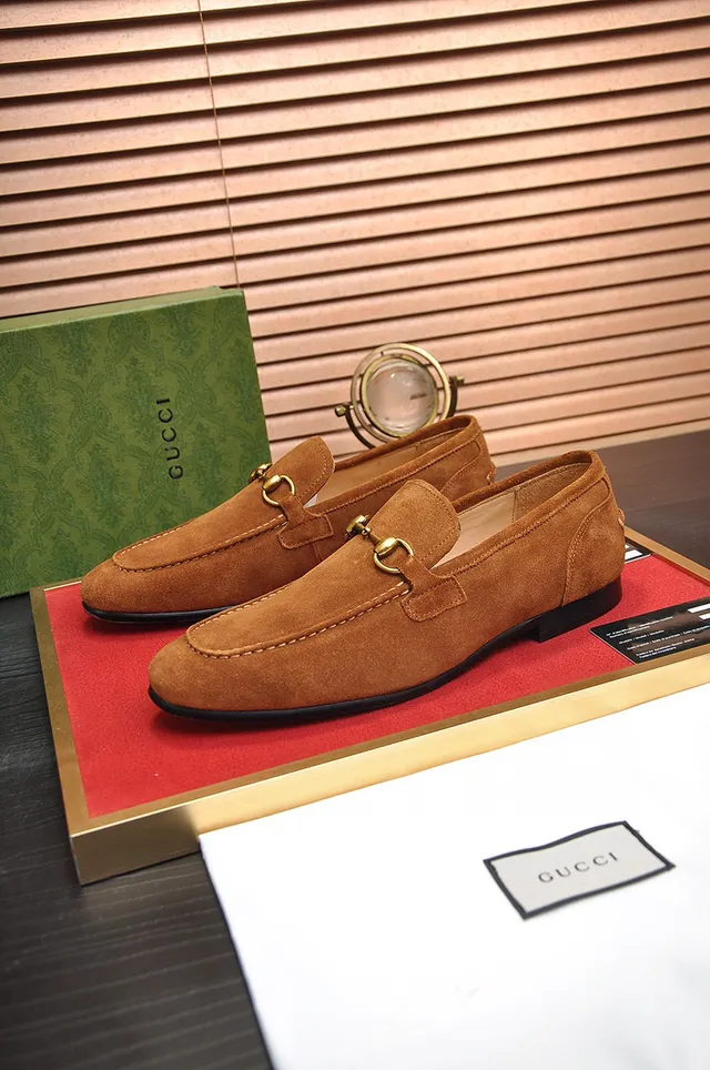 Gucci Horsebit 1955 mocassins en daim 8