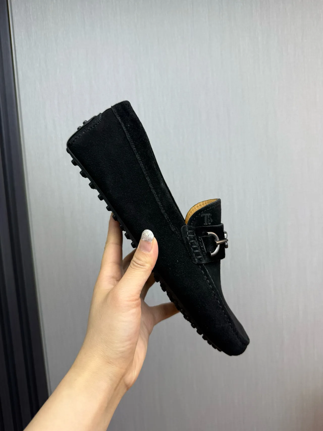 Gucci Horsebit Loafer mocassins en daim noir 7