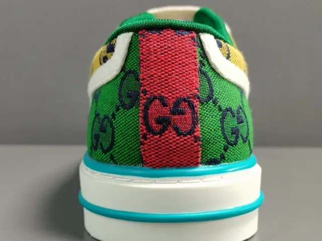 Gucci Multicolor Canvas Upper Multi-Panel Color Blocking Lifestyle Sneakers 2