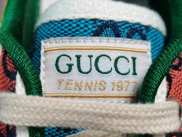 Gucci Multicolor Canvas Upper Multi-Panel Color Blocking Lifestyle Sneakers 7