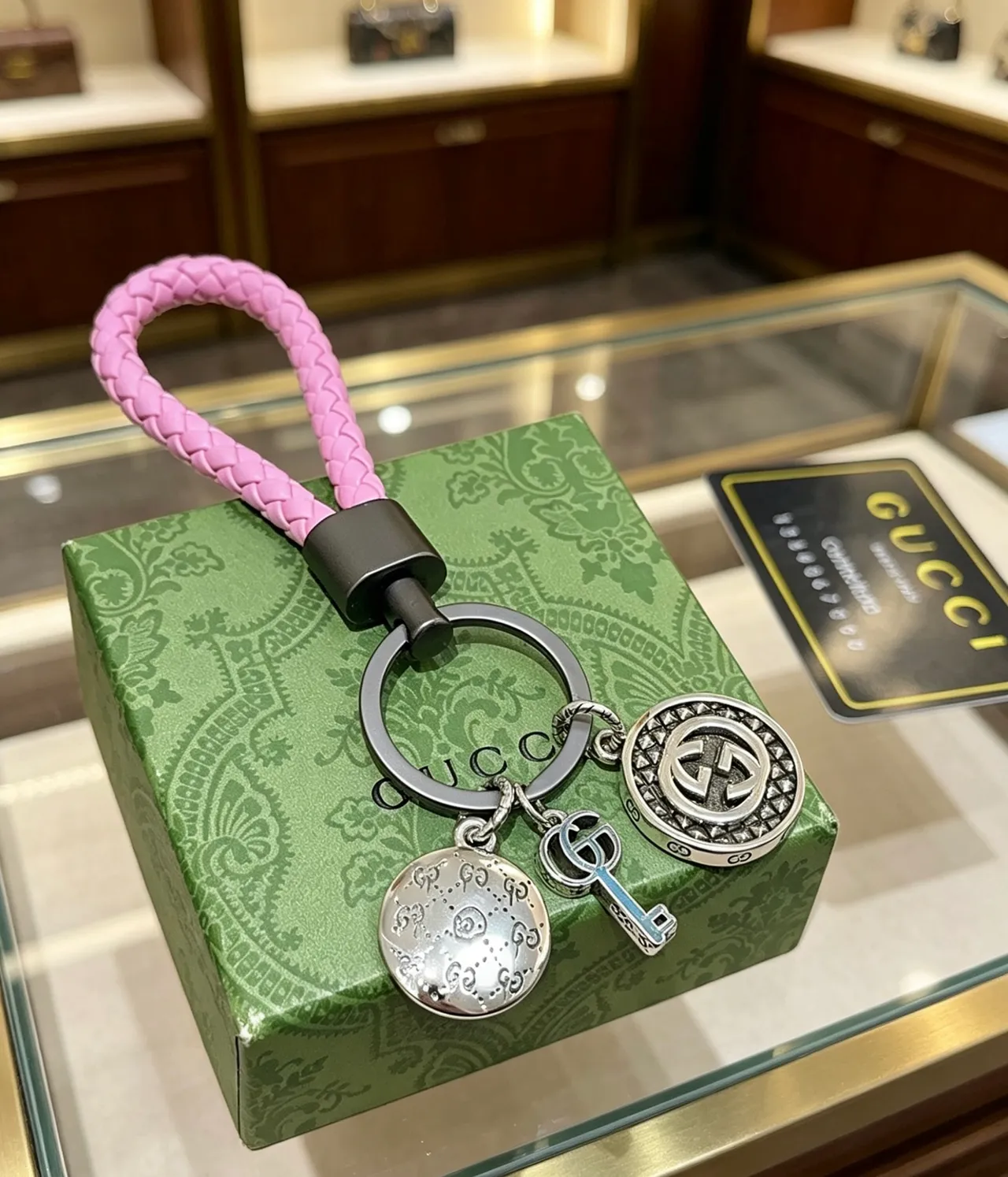 Gucci Ophidia beige marron GG Monogram toile rayures web accent sac à main 7