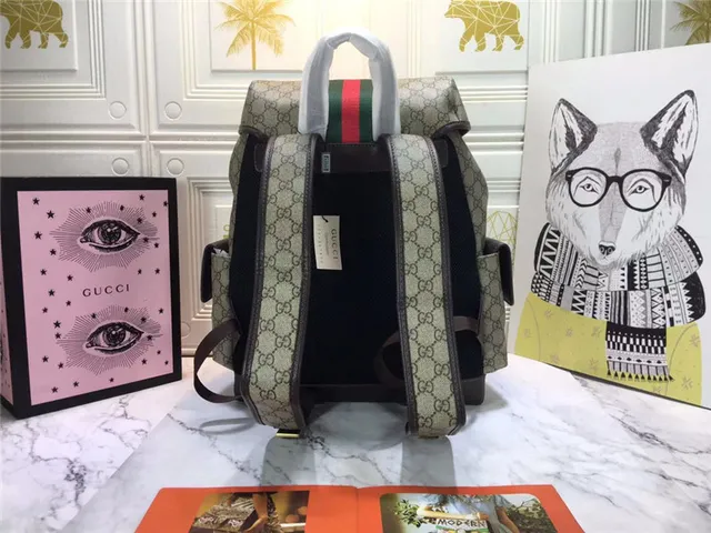 Gucci Ophidia GG Monogram Canvas Web Stripe Casual Backpack 7