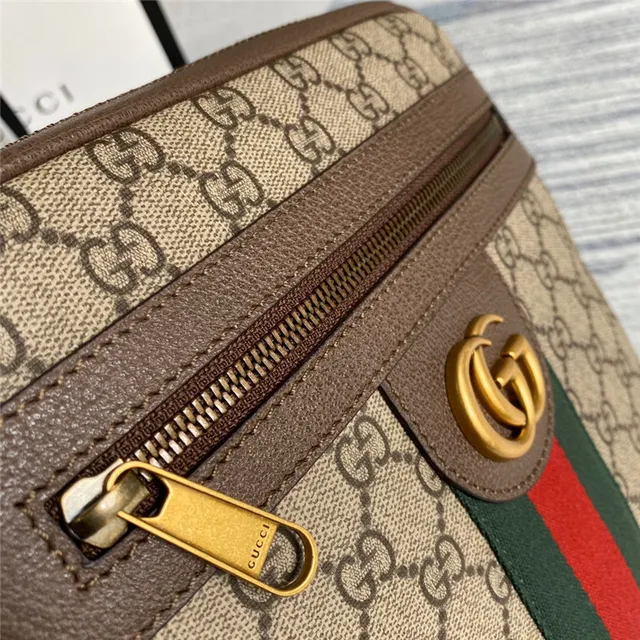 Gucci Ophidia GG Monogram Canvas Web Stripe Messenger Bag 4