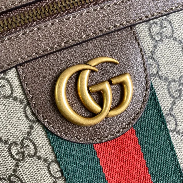 Gucci Ophidia GG Monogram Canvas Web Stripe Messenger Bag 5