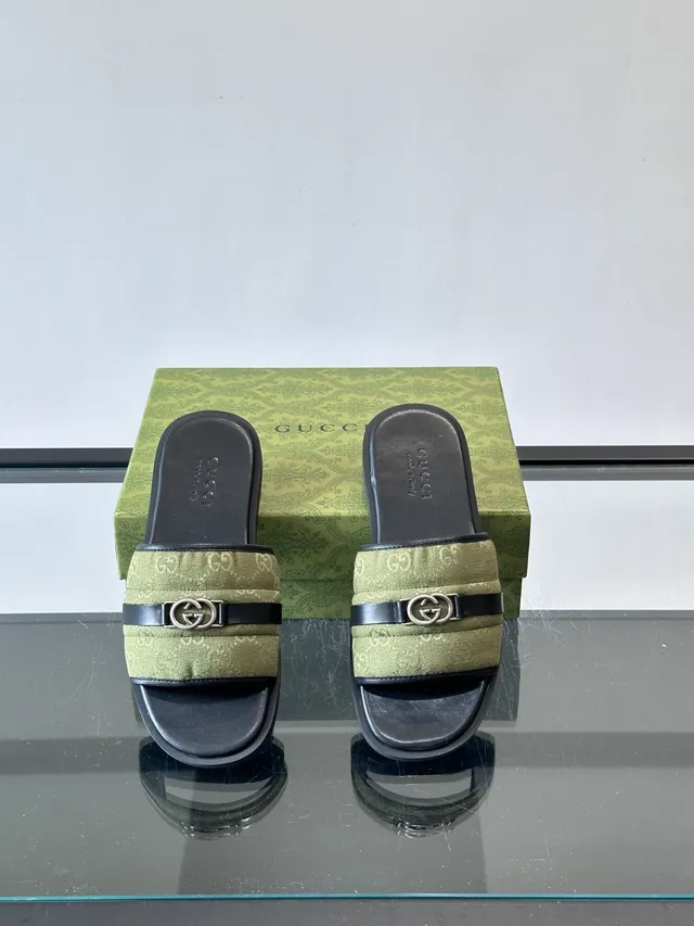 Gucci Ophidia GG Monogram Slide Slippers 14