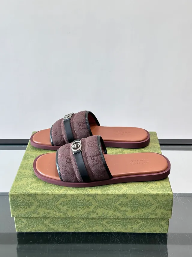 Gucci Ophidia GG Monogram Slide Slippers 19
