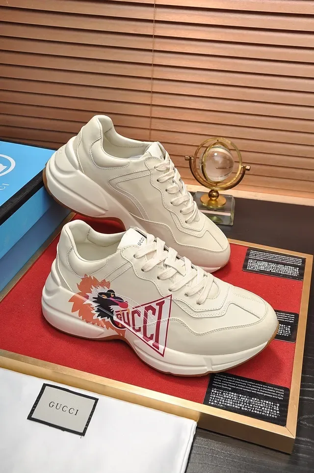 Gucci Screener Off-White Graphic Bird Lifestyle Sneakers 5