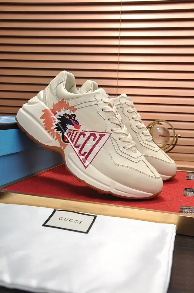 Gucci Screener Off-White Graphic Bird Lifestyle Sneakers 7
