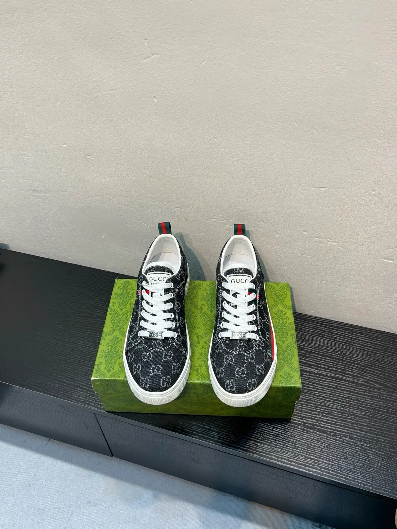 Gucci Tennis 1977 GG Monogram Denim Lifestyle Sneakers 2