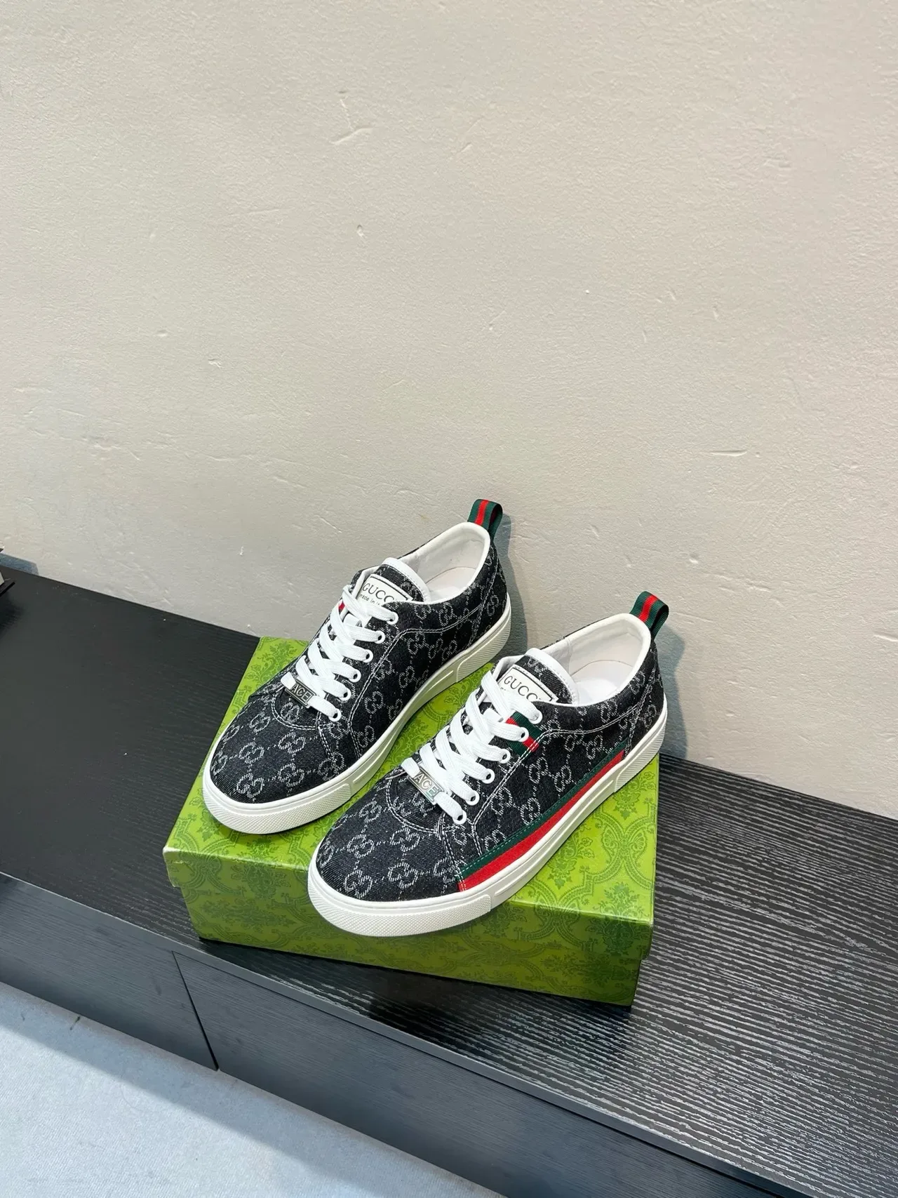 Gucci Tennis 1977 GG Monogram Denim Lifestyle Sneakers 3